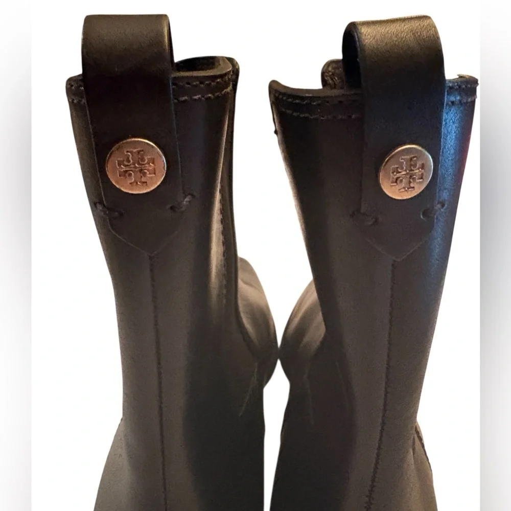New! Tory Burch Chelsea Leather Boots Size 9 M